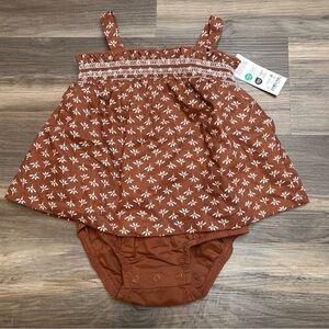 NWT Carter's Cotton Sunsuit Infant Dress